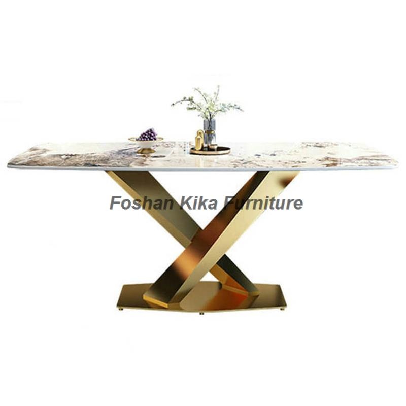 X Frame Dining Table