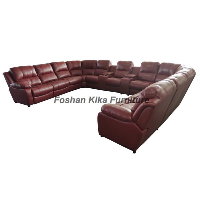 Leather Recliner Sofa