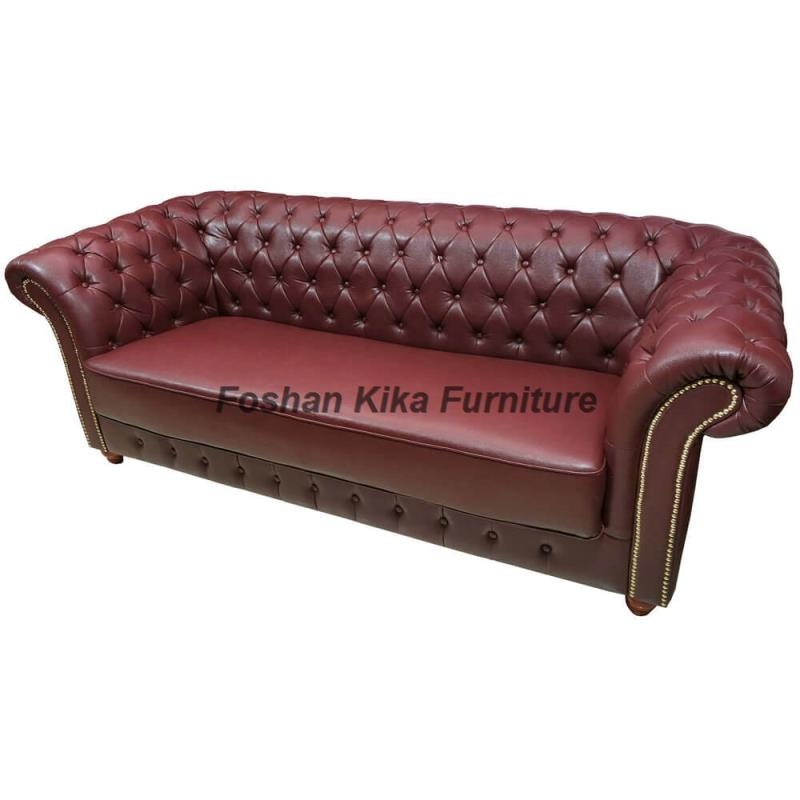 Red Chesterfield Couch