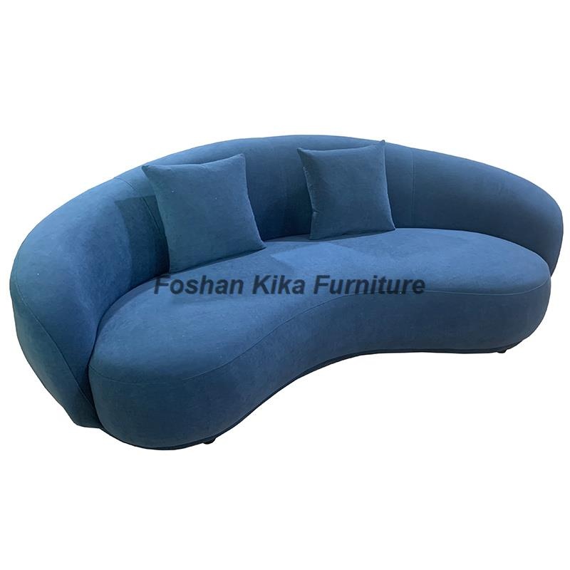 Blue Fabric Sofa