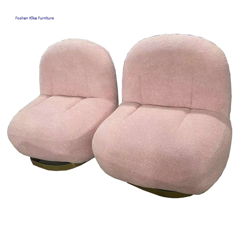 Pink Sherpa chair