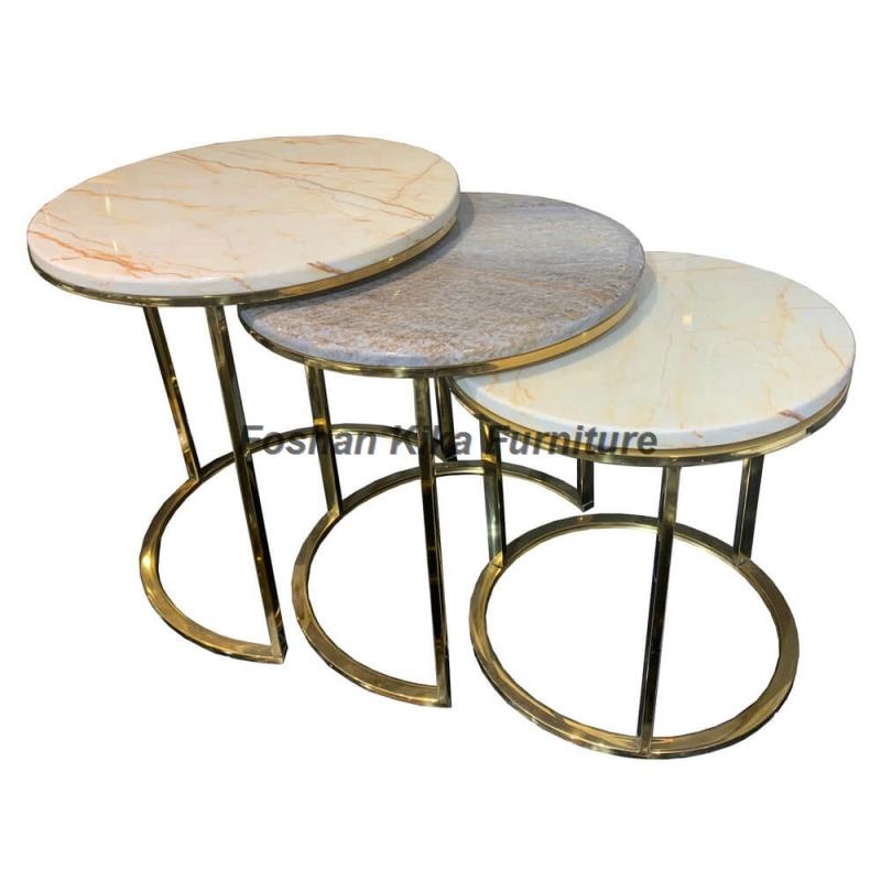 Gold Nesting Table