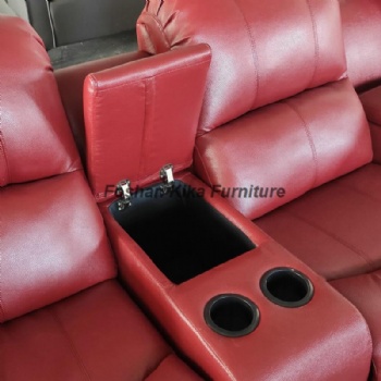 Leather Recliner Sofa