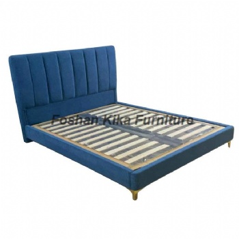 Blue Fabric Bed