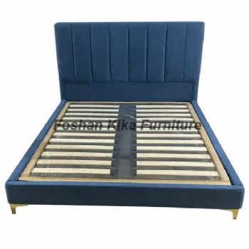 Blue Fabric Bed