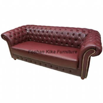 Red Chesterfield Couch