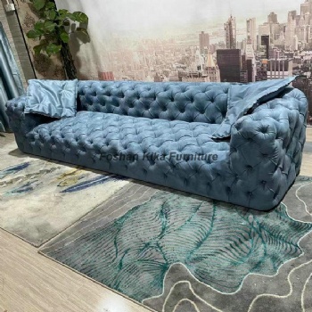 Velvet Chesterfield Sofa