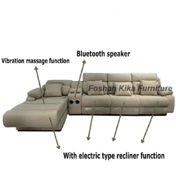 vibration massage recliner sofa