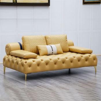 Monogram RC Leather Sofa