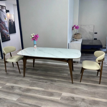 Ash Wood Dining Table