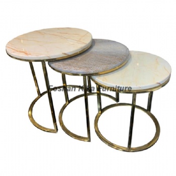 Gold Nesting Table