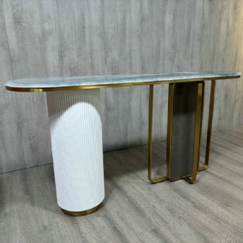 Gold Console Table